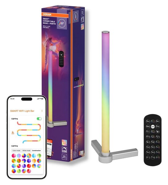 Osram - LED RGBW димируема настолна лампа SMART+ MAGIC LED/7,5W/230V сребриста Wi-Fi + ДУ
