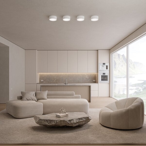 Brilagi - LED RGBW димируемо таванно осветително тяло за баня CLARE 1xE27/9W/230V IP54 Wi-Fi бяло
