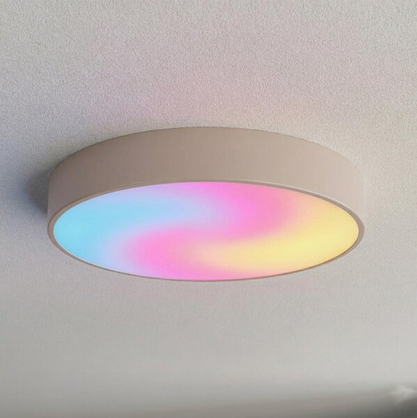 Brilagi - LED RGBW димируемо таванно осветително тяло CLARE 4xE27/9W/230V Wi-Fi бежово