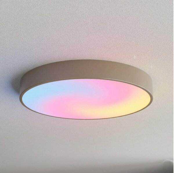 Brilagi - LED RGBW плафон CLARE с възможност за димиране 5xE27/9W/230V Wi-Fi бежов
