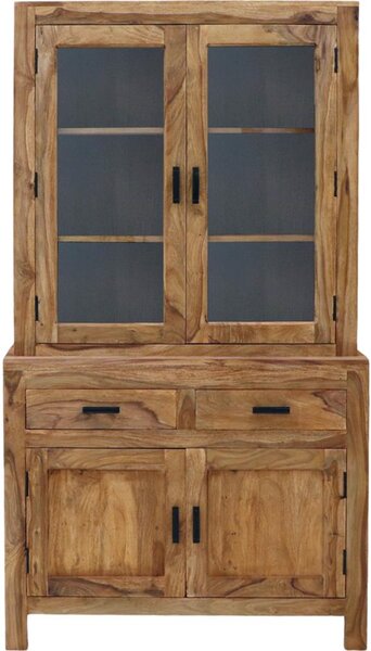 Display cabinet RAMI 180x100 cm масивнo дървo/rosewood