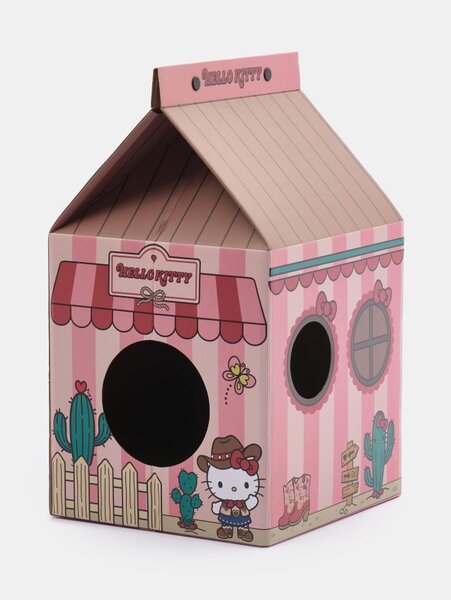 Sinsay - Картонена къщичка за котка Hello Kitty - розов