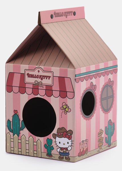 Sinsay - Картонена къщичка за котка Hello Kitty - розов