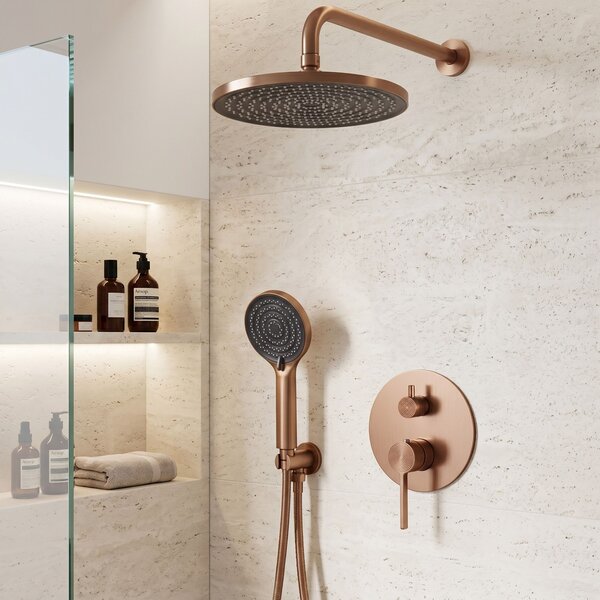 Душ система за вграждане Rea Foster Brush Copper