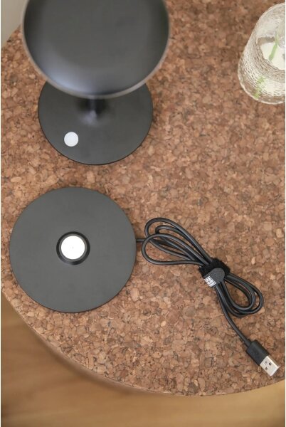 Markslöjd 108918-LED Димируем акумулаторен лампа PETIT 2W/1800mAh 2200/2700/3000K IP44 черен
