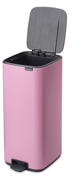 Розово стоманено кошче за боклук с педал 30 l Bo – Brabantia
