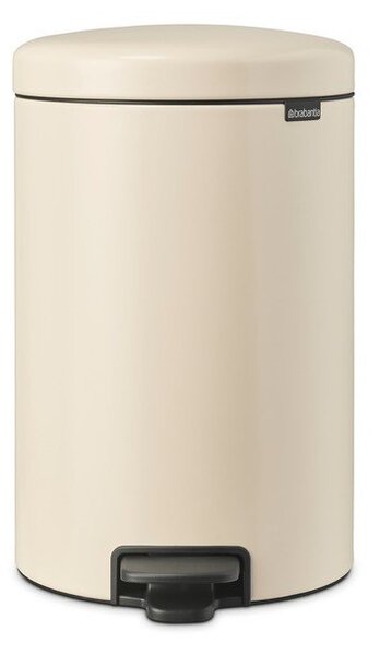 Бежово стоманено кошче за боклук с педал 20 l NewIcon – Brabantia
