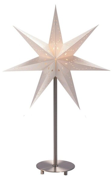Бяла светлинна декорация , височина 52 cm Saturnus - Markslöjd