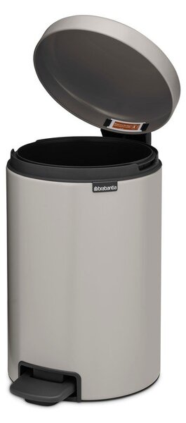 Светлосиво стоманено кошче за боклук с педал 12 l NewIcon – Brabantia