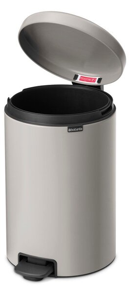 Светлосиво стоманено кошче за боклук с педал 20 l NewIcon – Brabantia