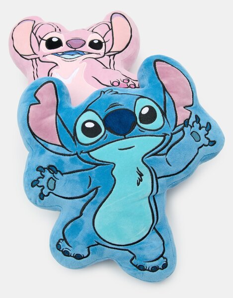 Sinsay - Декоративна възглавница Stitch - светлосиньо