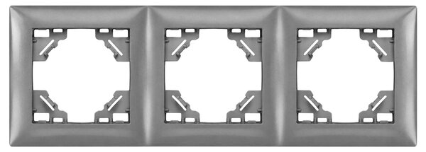 Тройна рамка за контакти OSTE JNH015-3F Grey