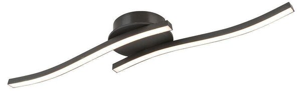 Плафон RIVER LED, черен, 12W, 4000K
