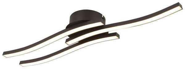 Плафон RIVER LED, черен, 18W, 4000K