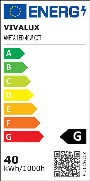 Плафон ANETA LED, хром, 40W, 3000-6400K