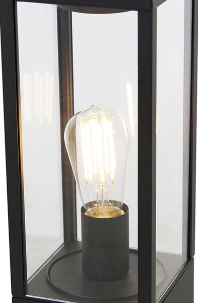 Умна външна подова лампа черна 40 cm IP44 вкл. WiFi ST64 - Charlois