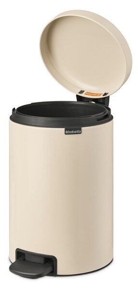 Бежово стоманено кошче за боклук с педал 12 l NewIcon – Brabantia