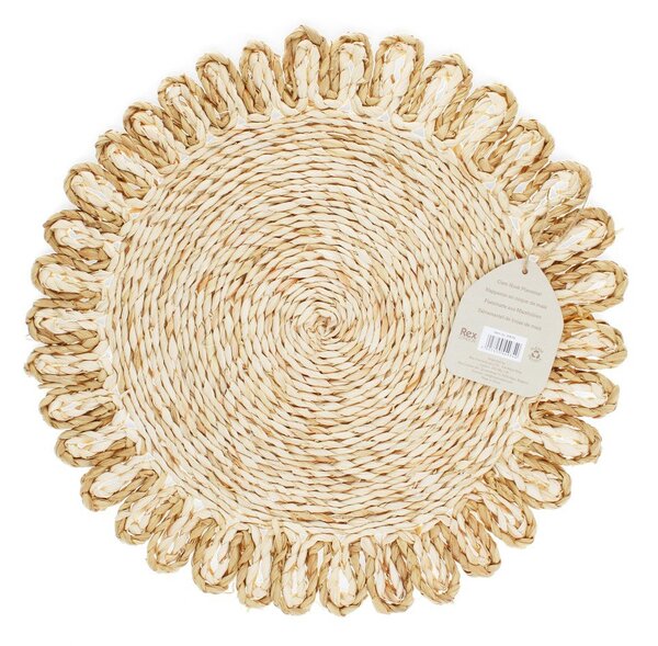Подложка за хранене от царевични люспи ø 38 cm Corn Husk – Rex London