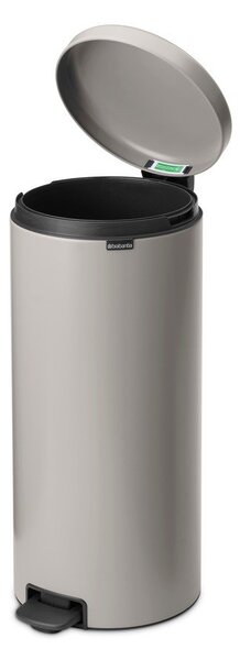 Светлосиво стоманено кошче за боклук с педал 30 l NewIcon – Brabantia
