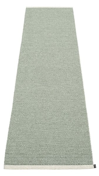 Светлозелена пътека за открито и закрито 60x250 cm Mono Sage Army – Pappelina