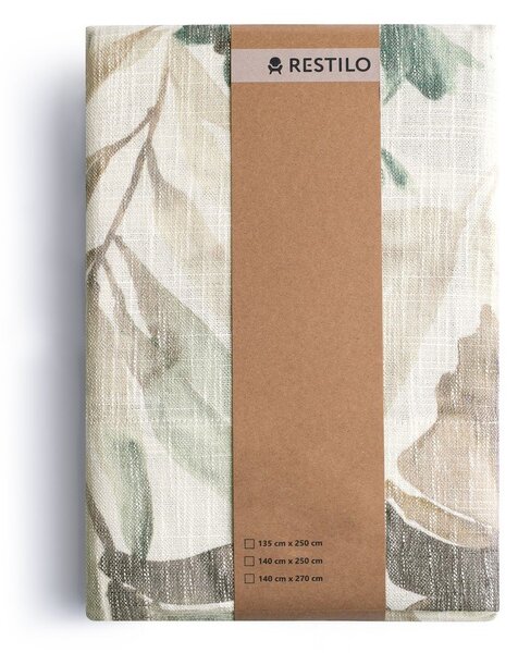 Кремаво/сиво-синьо перде 135x250 cm Celesta – Restilo