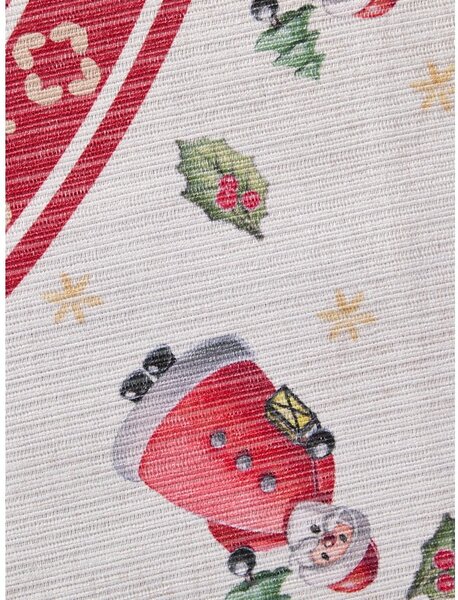 Червен кръгъл килим с коледен мотив ø 160 cm Toy's Delight Santa Claus – Villeroy&Boch
