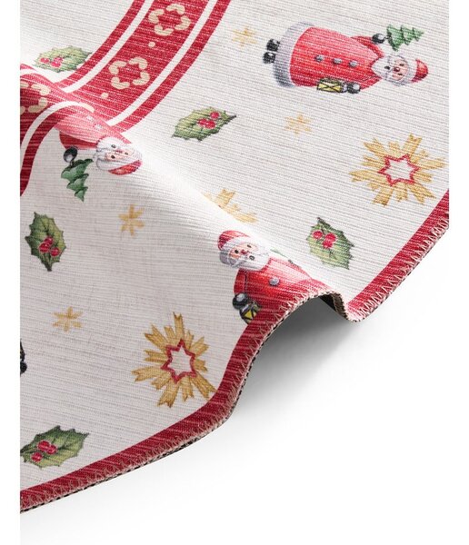 Червен кръгъл килим с коледен мотив ø 160 cm Toy's Delight Santa Claus – Villeroy&Boch