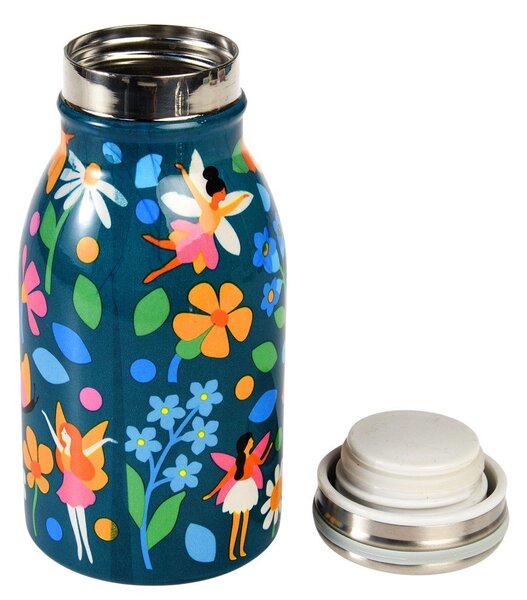 Синя детска бутилка от неръждаема стомана 250 ml Fairies in the Garden – Rex London