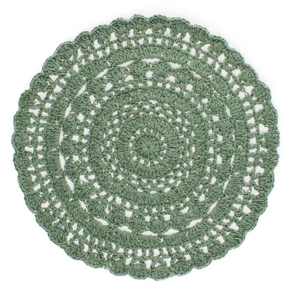 Подложка за хранене със смес от памук ø 35 cm Crochet – Rex London