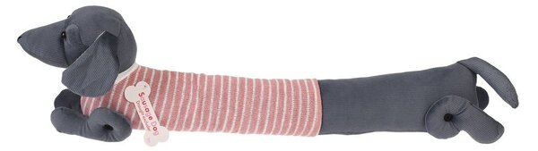 Розово-сиво уплътнение за врата 17x76 cm Sausage Dog – Rex London