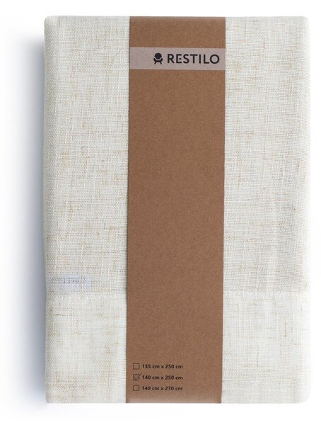 Перде в цвят слонова кост 140x250 cm Velari – Restilo