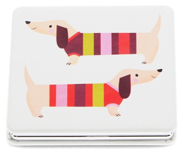Козметично увеличително огледало 7x7 cm Sausage Dog – Rex London