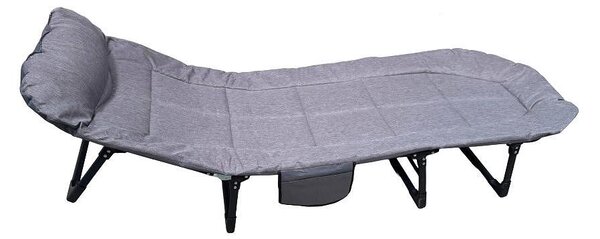 Сгъваемо походно легло - 200 x 62 x 32 cm, стоманена конструкция с 4 крака