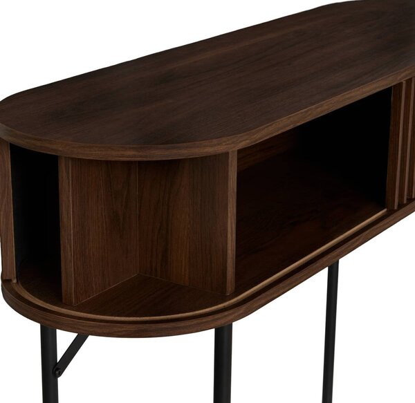 Конзолна маса atmosphera Alcove, Ефект орех, 2 врати, 100 cm
