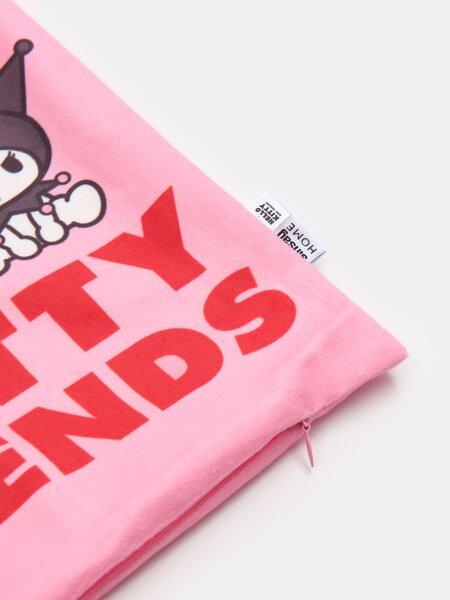 Sinsay - Калъфка за възглавница Hello Kitty and Friends - пастелнорозово