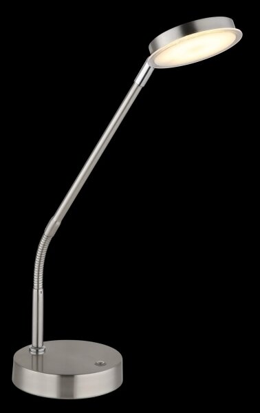 Globo 58504TN - LED сензорна настолна лампа SILVIO с регулиране на яркостта LED/6,5W/230V матов хром