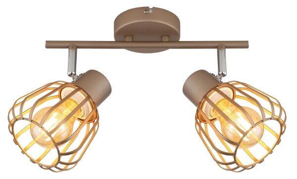 Globo 54663-2 - Точково осветително тяло OLIN 2xE27/40W/230V