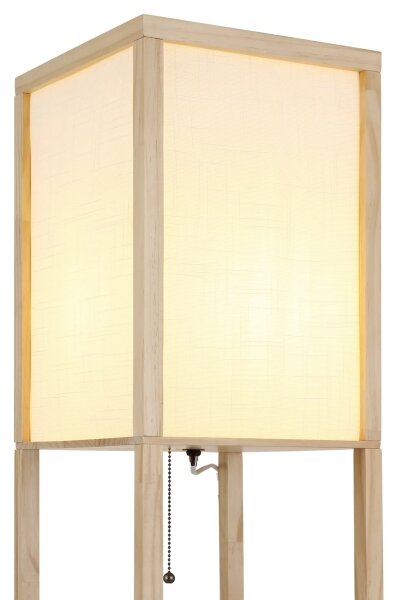 Globo 58611 - Подова лампа TABITHA 1xE27/60W/230V бежова