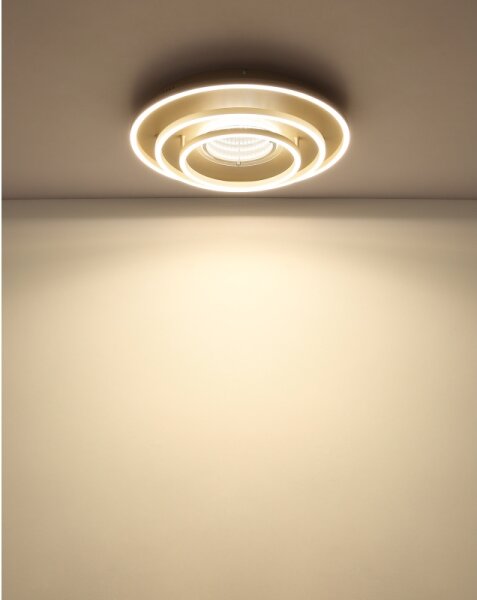 Globo 48564-40S - LED плафон LAWANDA LED/40W/230V диам. 51 см бежов