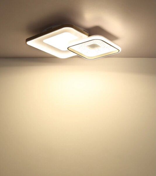 Globo 48097-48 - Димируемо LED таванно осветително тяло MOSAIKO LED/48W/230V 50x50 cm + дистанционно управление