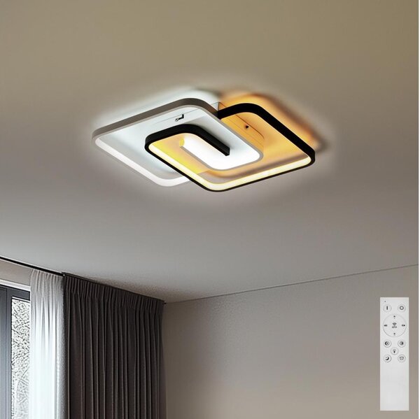 Brilagi - LED димируемо таванно осветително тяло VELO XL LED/98W/230V 61x61 см + дистанционно управление