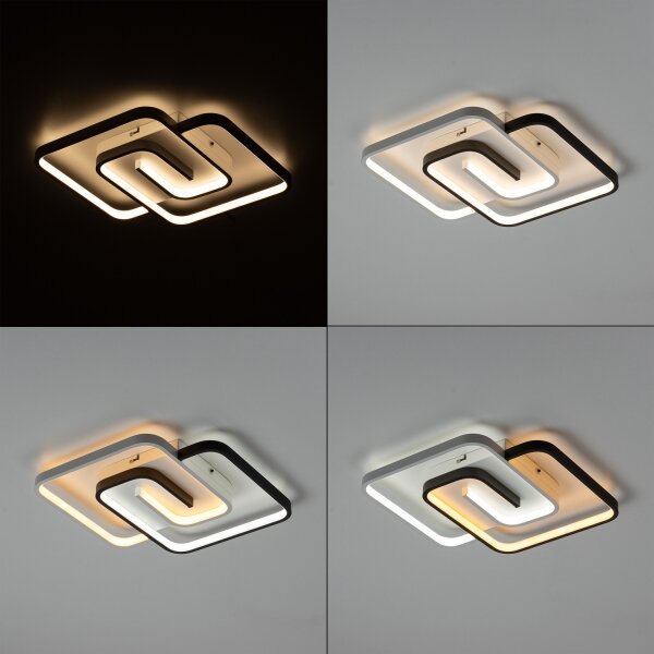 Brilagi - LED димируемо таванно осветително тяло VELO XL LED/98W/230V 61x61 см + дистанционно управление