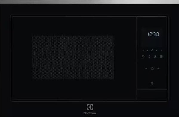 Микровълнова фурна Electrolux LMS4253TBX, за вграждане, с грил, електронно управление, 900W, 23л, 5 степени на мощност, черна