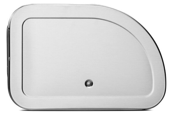 Кутия за хляб Brabantia Roll Top 646890, 16 л, 44.5х26 см, Лека и здрава конструкция, Инокс/Мат