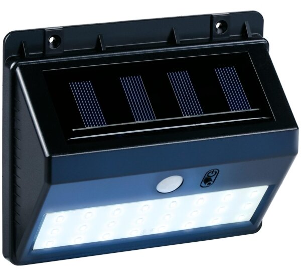 Grundig - соларен стенен аплик с вграден сензор, LED, 1,2V 600 mAh, IP44