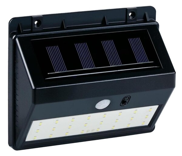 Grundig - соларен стенен аплик с вграден сензор, LED, 1,2V 600 mAh, IP44