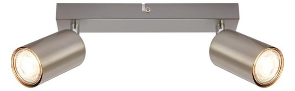 Briloner 2172-022 - Точково осветително тяло SPOT 2xGU10/9W/230V матов хром