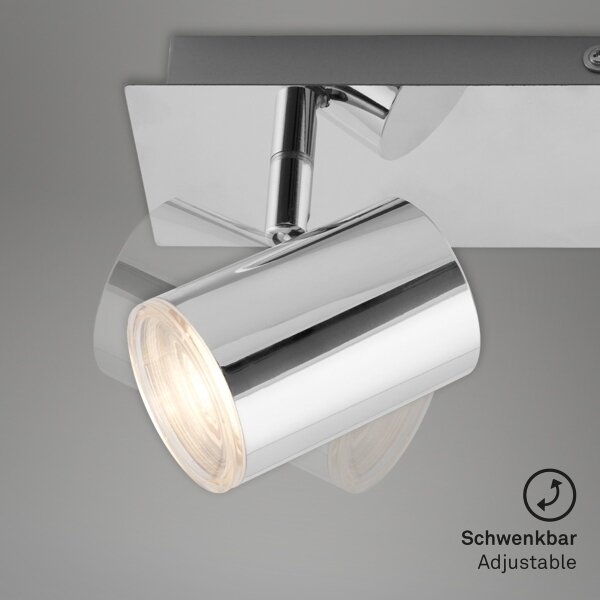 Briloner 2731-028 - Точково осветително тяло за баня BANYO 2xGU10/5W/230V лъскав хром