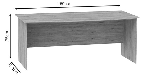 Бюро 180х93.5 - цвят натурал
