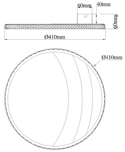 Globo 48493-24 - LED плафон CONSTANCE LED/24W/230V Ø 41 cm, златист